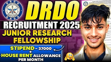 🔥 DRDO DMSRDE JRF 2025 Walk-In | ₹37,000 Stipend | Full Eligibility & Interview Details 🇮🇳 #drdo