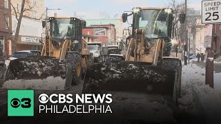 Philadelphia ramps up snow removal efforts more than 1 week after winter storm @cbsphilly