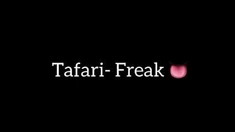 Tafari - Freak