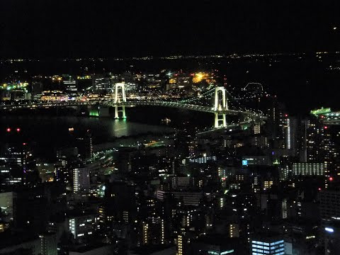 素敵なイルミネーションと綺麗な夜景 2011年 カレッタ汐留&東京タワーのイルミネーション。写真と動画の混成動画