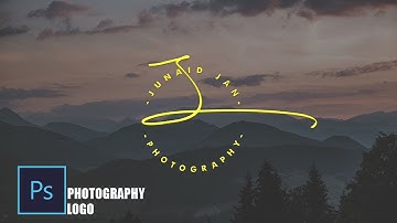 How to Quickly Design your own Photography Logo | Photoshop Tutorial | Pez