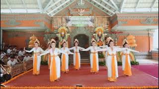 TARI REJANG PUSPA PUJA | Cipt. Ketut Rena | Idea Dr. I Wayan Gede Rumega, SH., MH. (9 ORANG PENARI)