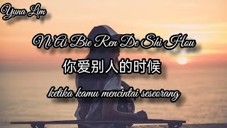 Ni Ai Bie Ren De Shi Hou 你爱别人的时候 (ketika kamu mencintai seseorang) Han Da Xian Er 含大仙儿 Lyrics