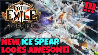 [POE 3.23] NEW Transfigured Ice Spear CoC Build Looks Crazy Cool! Showcase of Different Setups.