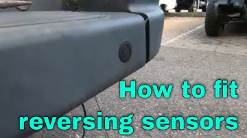 How to fit parking sensors - Now i can park the campervan!