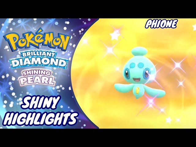 Pokemon SHINY PHIONE 6iv (Brilliant Diamond, Shining Pearl)