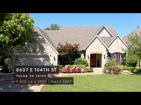 8607 E 104th St, Tulsa, OK home video tour