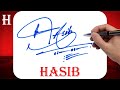Hasib Name Signature Style | H Signature Style | Signature Style of My Name Hasib