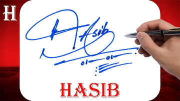 Hasib Name Signature Style | H Signature Style | Signature Style of My Name Hasib