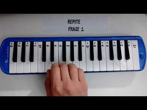 ESTRELLITA - TWINKLE TWINKLE LITTLE STAR TUTORIAL (melódica pianica)
