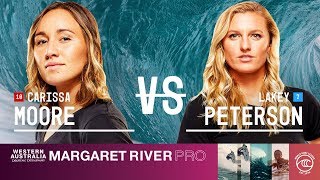 Carissa Moore vs. Lakey Peterson - Semifinals, Heat 2 - Margaret River Pro W 2019 Wealth