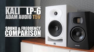 Kali LP-6 vs Adam Audio T5V  ||  Sound & Frequency Response Comparison