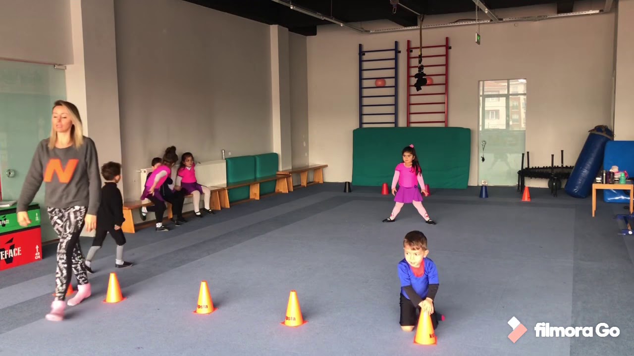 Cimnastikte Hayvan yürüyüşleri / 3-4-5 yaş cimnastik çalışması Gymnastics training for kids