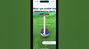 Shiny vulpix encounter