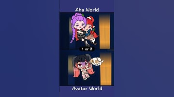 #ahaworld #avatarworld ❤️💙 Come along down with me😭 #tocaboca #kpopdemonhunters #rumi #fyp