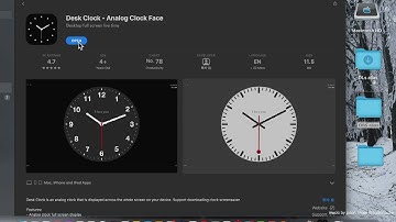 Desk Clock Analog Clock Face Mac App Store (Basic Overview)