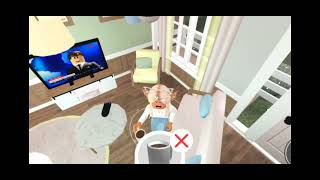 My morning routine as a collage student! (bloxburg)