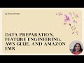 Data Preparation, Feature Engineering, AWS Glue, and Amazon EMR
