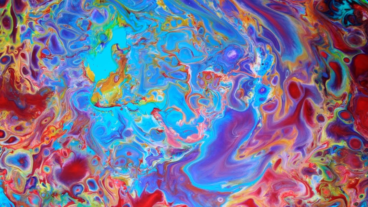 Acrylic Pour Trippy Art Acrylic Paint Pour Art & Collectibles Painting ...