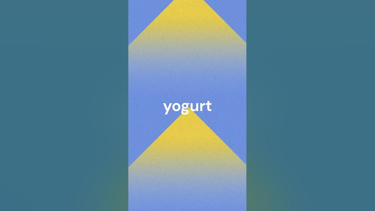 how to pronounce ''YOGURT'' in British and American pronunciation 
