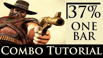 Mortal Kombat X - Combo Tutorial - Erron Black (37% One Bar) (Outlaw)