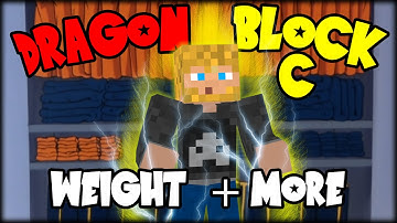 WEIGHT SYSTEM & MORE! - Minecraft Mod : Dragon Block C