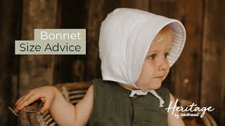 Bonnet Size Advice - Heritage by Bedhead Hats