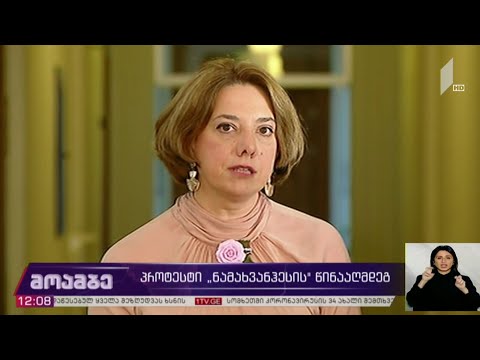 პროტესტი „ნამახვანჰესის“  წინააღმდეგ - განცხადებები პოლიტიკურ სპექტრში