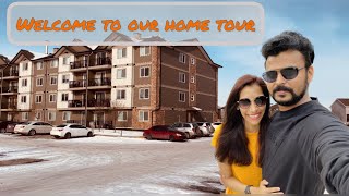 Our Home Tour 🏠 | 2 Bed room Apartment in Edmonton |Canada | Apartment Tour
