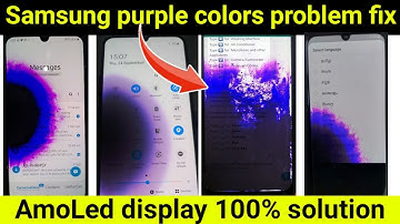 Samsung purple screen problem| Amoled display purple problem| Samsung mobile purple screen solution