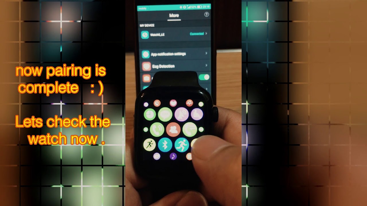 how to pair smartwatch in android mobile phone - YouTube