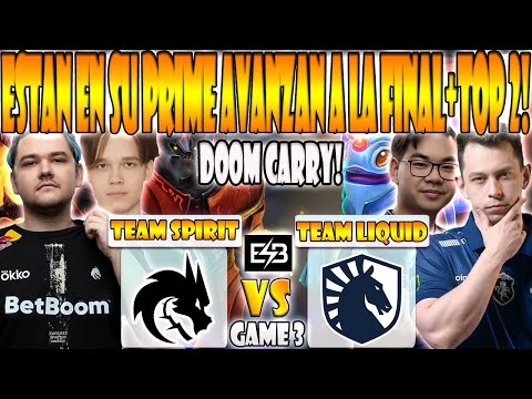 TEAM SPIRIT VS TEAM LIQUID BO3[GAME 3]SEMIFINAL-YATORO, COLLAPSE VS NISHA-FISSURE UNIVERSE:EPISODE 6
