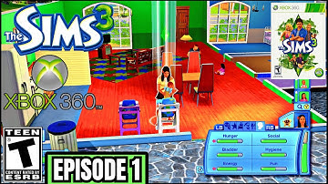 The Sims 3 - PART 1 - No Commentary Xbox 360