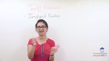 Export Marketing - Global Framework for Export Marketing - Trade Barriers