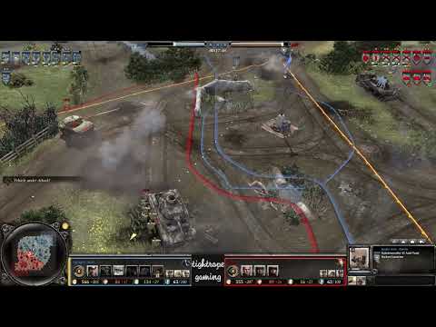 COH2 1v1 spaget man (OK) vs Lyun (US)