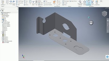Inventor Sheet Metal Creating A Flat Pattern