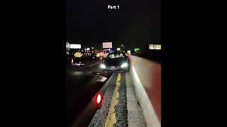 Single car accident on DNT (Dallas North Tollway) no injuries car is toast #fypシ #fypシ゚viral #fyp