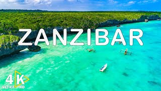 ZANZIBAR 4K • Beautiful 4K Nature Scenic Video With Relaxing Music, Calming Music • Amazing Nature