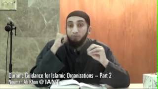 Attitude of a person working for the sake of Allah -- Nouman Ali Khan