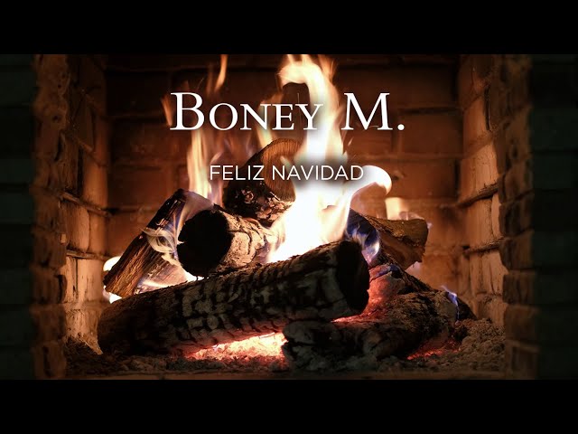 Boney M. - Feliz Navidad (Fireplace Video - Christmas Songs)