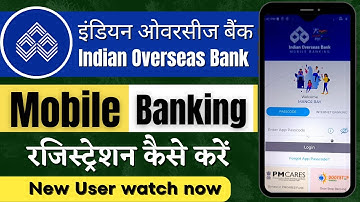 IOB new mobile banking app | indian overseas bank mobile banking registration 2023 | mpin reset 2023