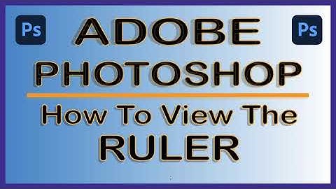 Adobe Photoshop: How To Hide Or Show The Rulers In Photoshop | CC |  👍