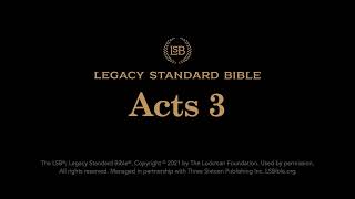 Acts 3 - Legacy Standard Bible (LSB) - Audio