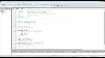 02- Data Structure in C -  Array-based Queue implementation - Part 3 - محمد يوسف