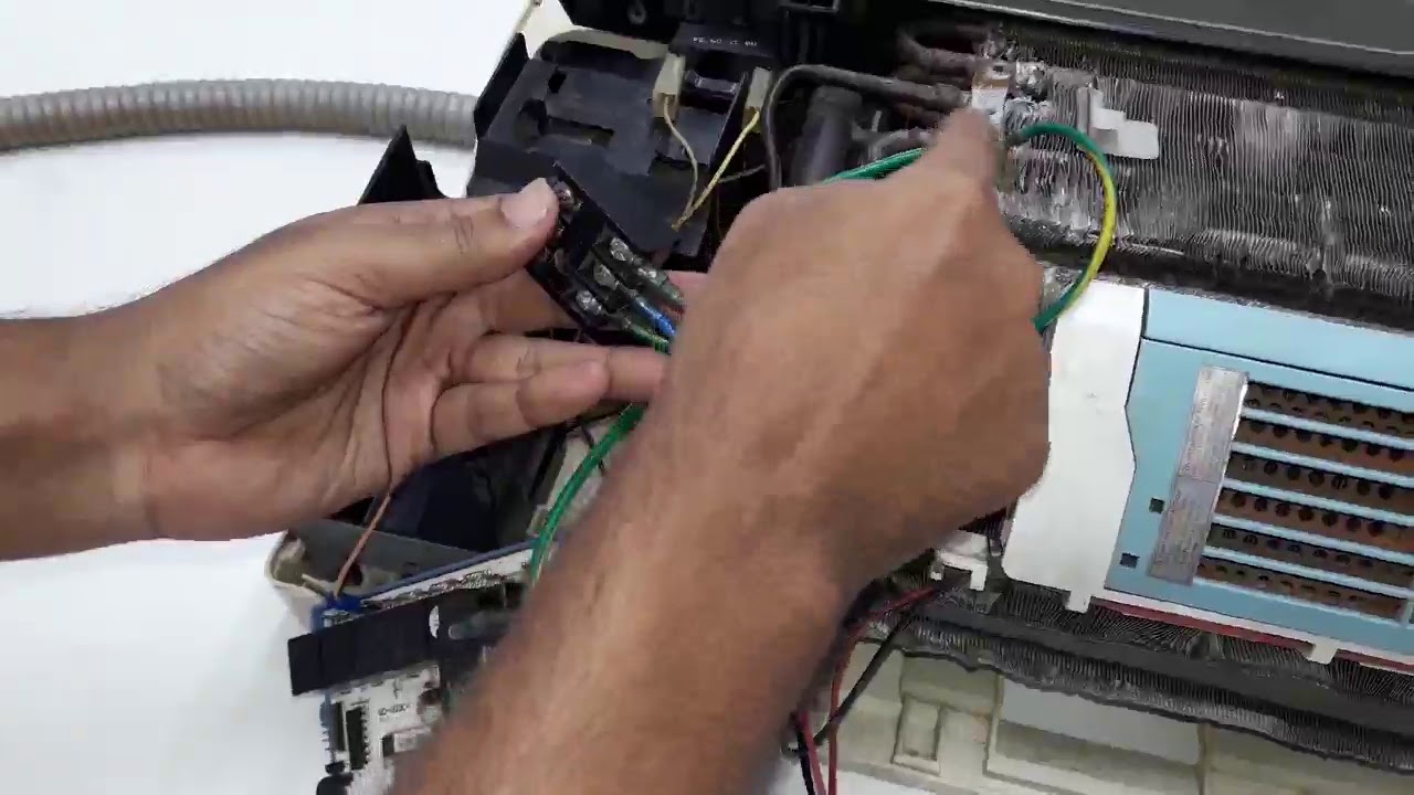 How to Split Type AC Wiring. স্প্লীট টাইপ এসি কানেকশন করুন । - YouTube