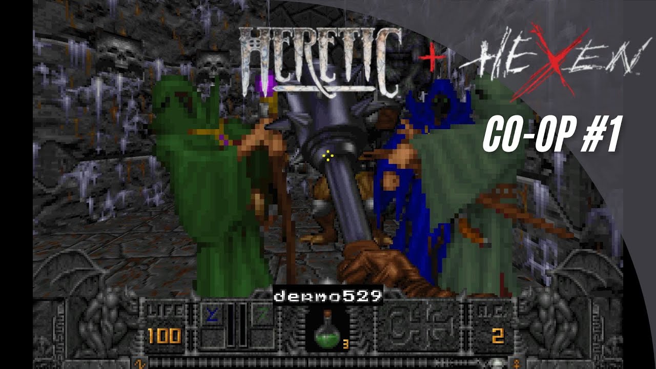Heretic + Hexen - Sesión Cooperativo en línea [Parte 1] - YouTube
