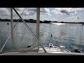 departing Venice Yacht Club on way to Captiva Yacht Club part 1