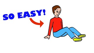 how to draw a person sitting down on the floor step by step easy version simple drawings