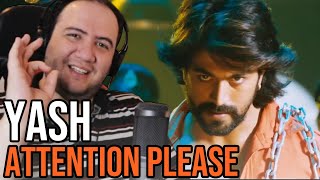 Masterpiece Attention Please Reaction | Yash | Kannada Movie Song