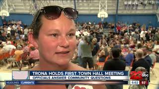 Trona town hall answers questions after earthquakes